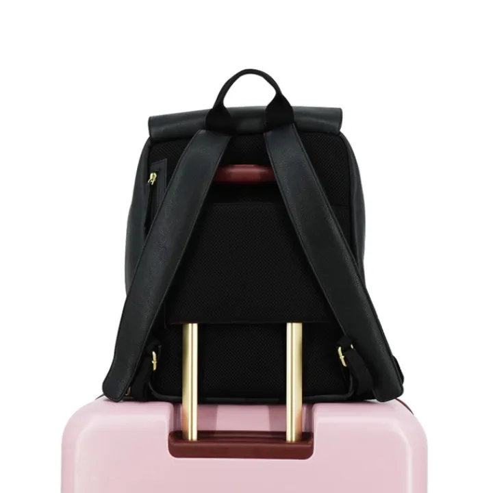 Kleine Rugzakken|Dames Rugzakken>MOSZ Billy Backpack 15" plain black