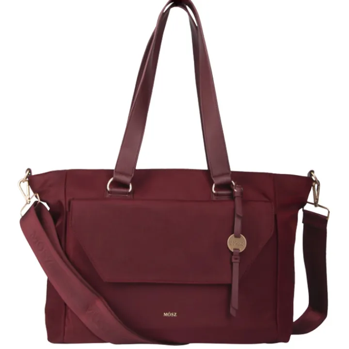 Shoppers|Schoudertassen>MOSZ Denise Laptop Shoulderbag 15.6" aubergine