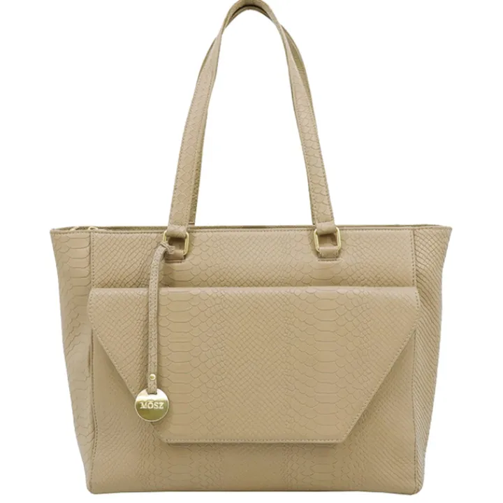 15.6 Inch Laptoptassen|Laptop Schoudertassen>MOSZ Denise Workbag 15.6" Jungle taupe
