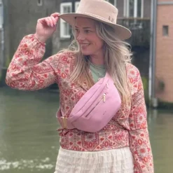 Schoudertassen|Heuptassen>MOSZ Jessy Fannypack blush pink
