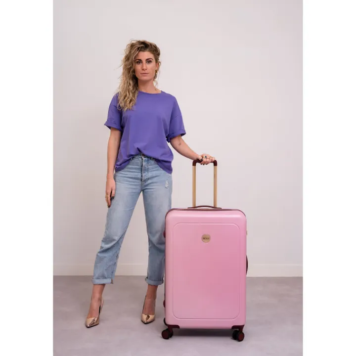Reistrolleys|Reiskoffers>MOSZ Lauren Trolley 76 blush pink