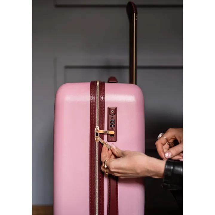 Reistrolleys|Reiskoffers>MOSZ Lauren Trolley 66 blush pink