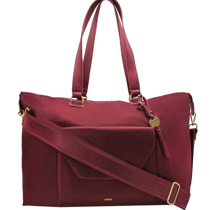 Handbagage Reistassen|Dames Reistassen>MOSZ Sandy Travelbag aubergine