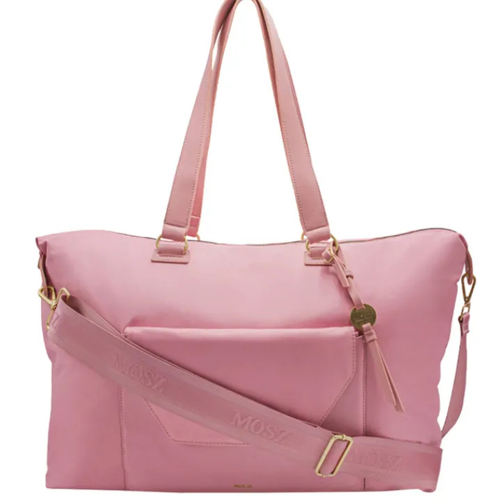 Handbagage Reistassen|Dames Reistassen>MOSZ Sandy Travelbag blush pink