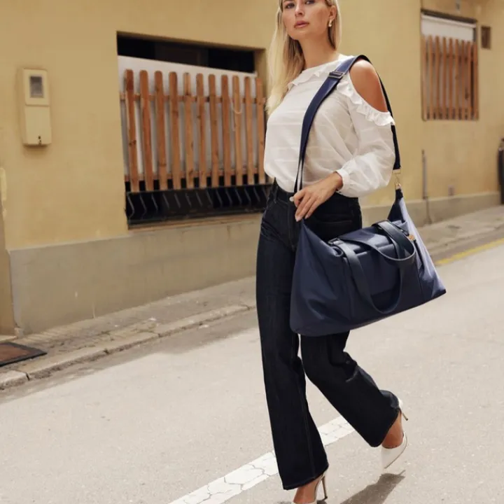 Handbagage Reistassen|Dames Reistassen>MOSZ Sandy Travelbag navy blue