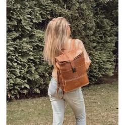 Luiertassen|Damestassen>Mozz Croco Gobi Backpack croco black