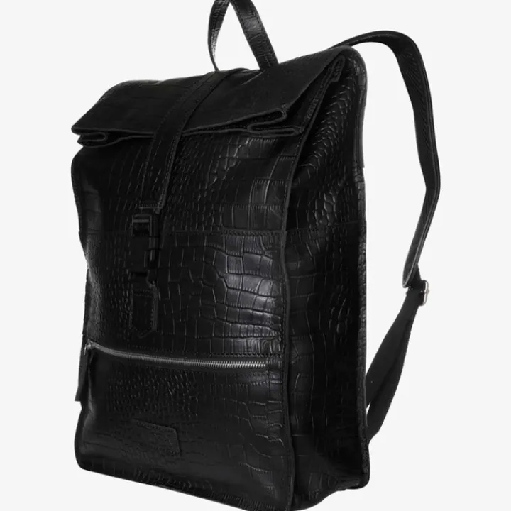 Luiertassen|Damestassen>Mozz Croco Gobi Backpack croco black