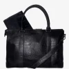 Luiertassen|Damestassen>Mozz Croco Lola Bag Luiertas black