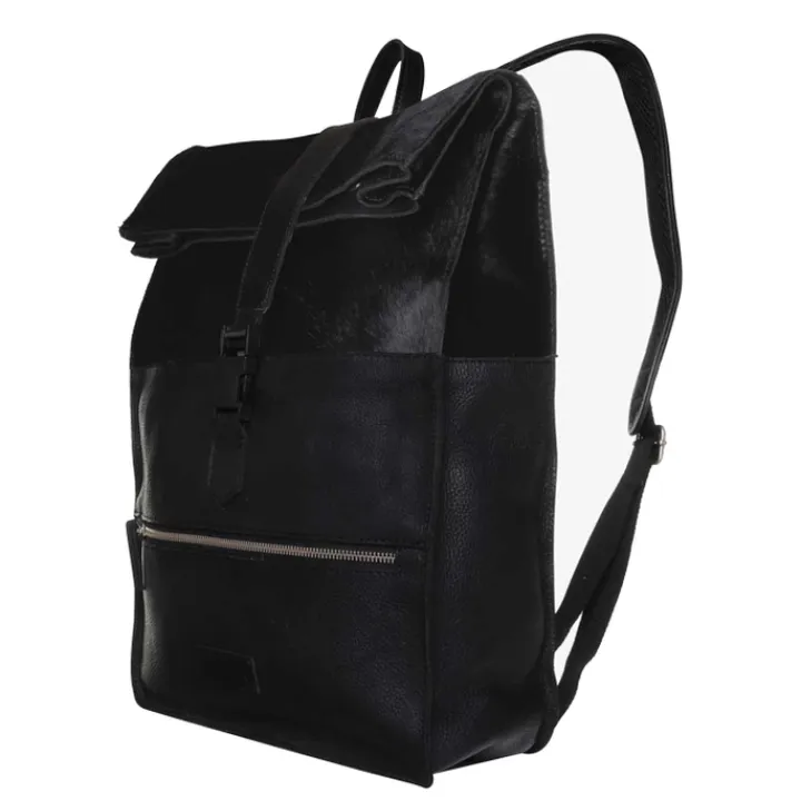 Luiertassen|Damestassen>Mozz Gobi Diaper Backpack black cow