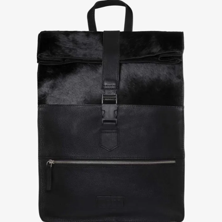 Luiertassen|Damestassen>Mozz Gobi Diaper Backpack black cow