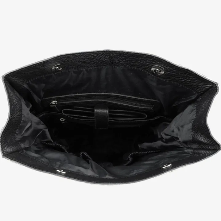 Luiertassen|Damestassen>Mozz Gobi Diaper Backpack black cow