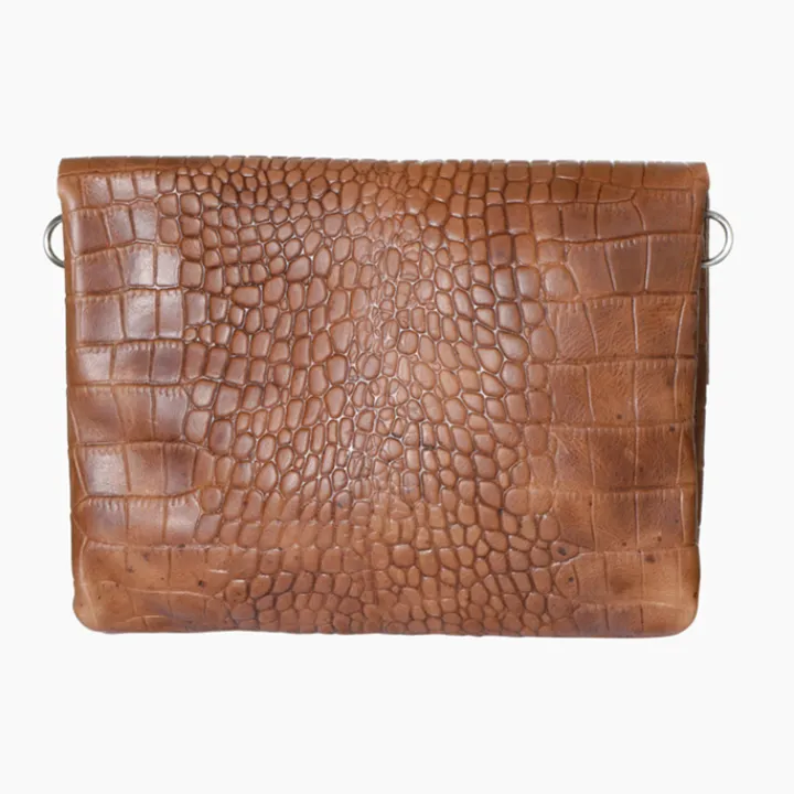 Luiertassen|Damestassen>Mozz Luieretui Crossbody croco cognac