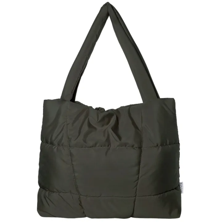 Shoppers|Damestassen>Mozz Mom Bag Puffy Shopper olive green