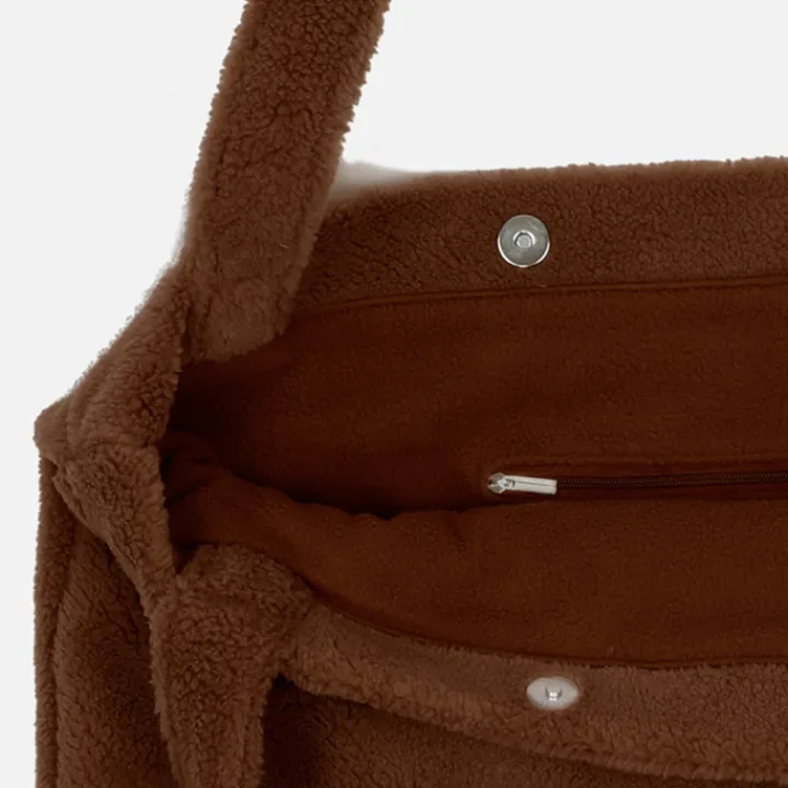 Luiertassen|Damestassen>Mozz Mom Bag Teddy cognac