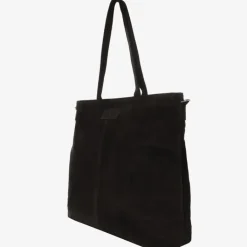 Luiertassen|Damestassen>Mozz Momsbag Shopper Suede black