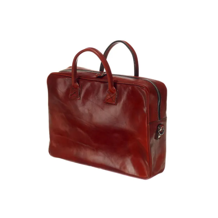 Herentassen|Laptop Schoudertassen>Mutsaers The Sleeve Plus 13.3" chestnut
