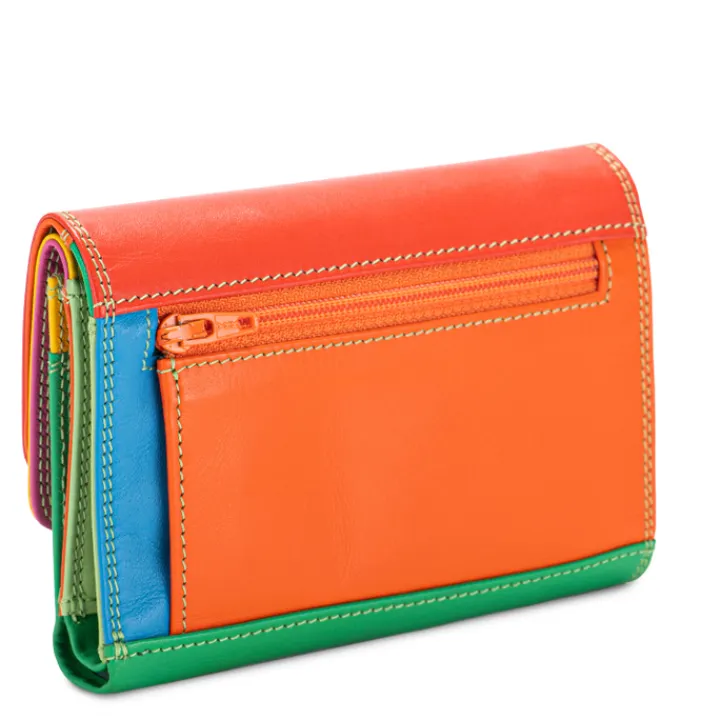 Kleine Portemonnees|Leren Portemonnees>Mywalit Ladies Double Flap Purse Wallet sicily
