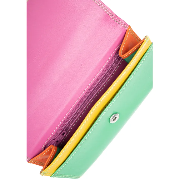 Kleine Portemonnees|Leren Portemonnees>Mywalit Ladies Double Flap Purse Wallet sicily