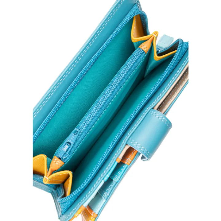 Dames Portemonnees>Mywalit Ladies Large Wallet Zip Purse sardinia