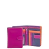 Leren Portemonnees|Dames Portemonnees>Mywalit Ladies Large Wallet Zip Purse sangria multi