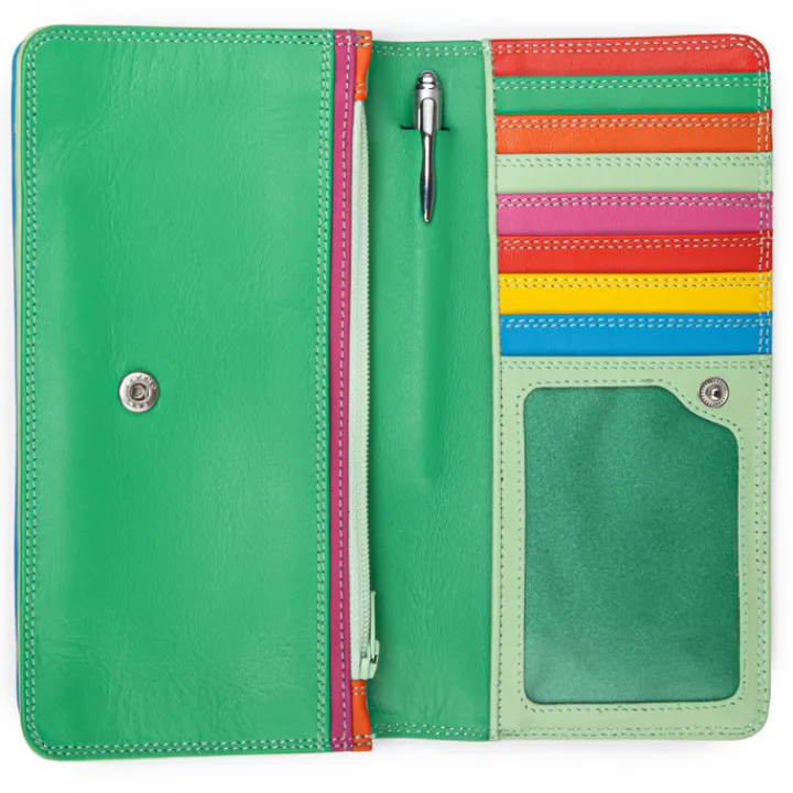 Leren Portemonnees|Dames Portemonnees>Mywalit Ladies Medium Matinee Purse Wallet sicily