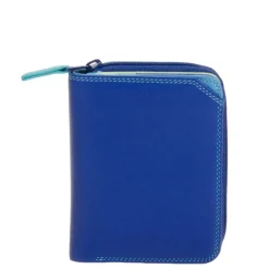 Kleine Portemonnees|Dames Portemonnees>Mywalit Ladies Small Wallet w/Zip Around Purse seascape