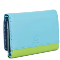 Leren Portemonnees>Mywalit Tr-Fold Purse Wallet liguria