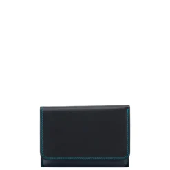 Leren Portemonnees>Mywalit Tri-Fold Purse Wallet black/pace