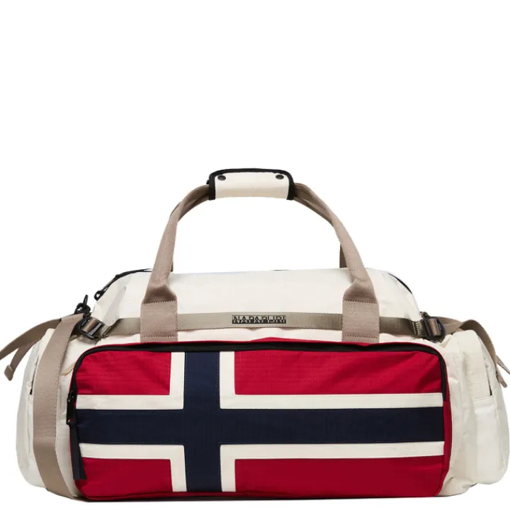 Heren Reistassen|Dames Reistassen>Napapijri H-Nadir Duffle L beige dimity
