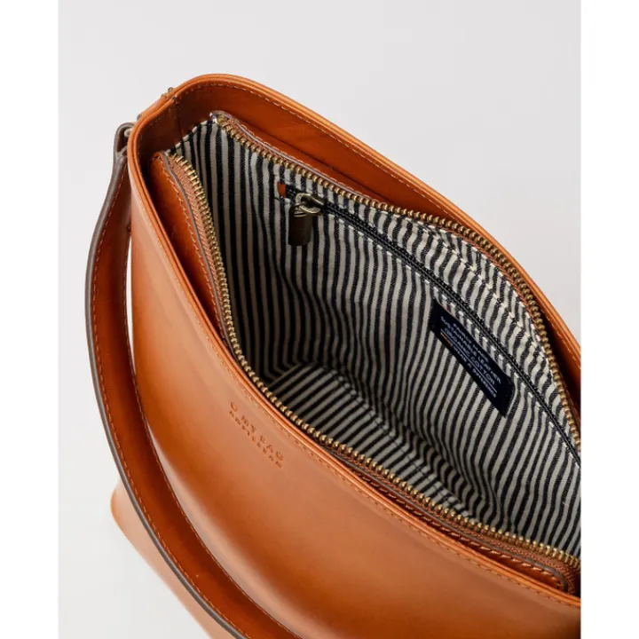 Schoudertassen|Handtassen>O My Bag Bobbi Bucket Bag Maxi cognac