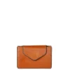 Leren Portemonnees|Dames Portemonnees>O My Bag Harmonica Wallet cognac