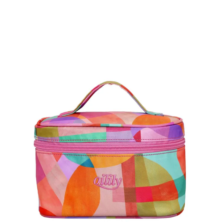 Toilettassen>Oilily Cila Beauty Case prism pink