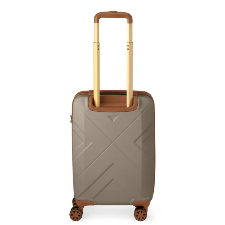 Klm Trolleys|Handbagage Trolleys>Oistr Florence Cabin Trolley Spinner 55 champagne grey