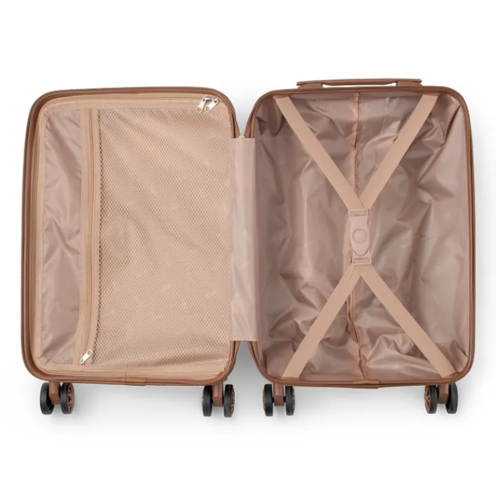 Klm Trolleys|Handbagage Trolleys>Oistr Florence Cabin Trolley Spinner 55 champagne grey