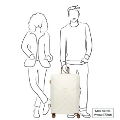 Harde Koffers|Reiskoffers>Oistr Florence Trolley 74 white