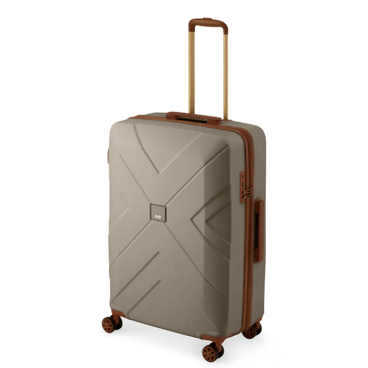 Reistrolleys|Reiskoffers>Oistr Florence Trolley Spinner Large 74 champagne grey
