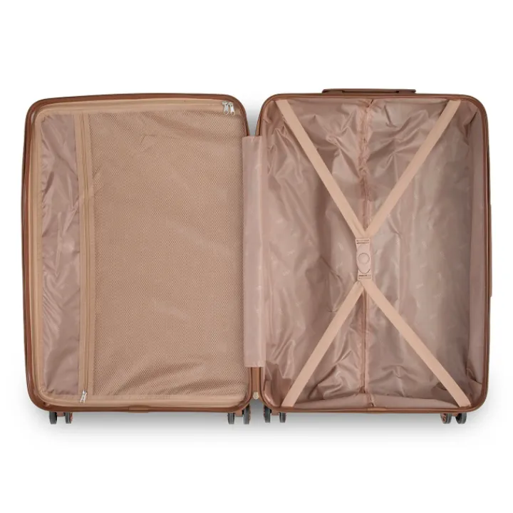 Reistrolleys|Reiskoffers>Oistr Florence Trolley Spinner Large 74 champagne grey