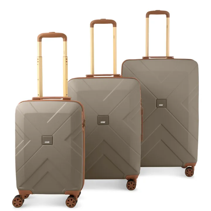 Reistrolleys|Reiskoffers>Oistr Florence Trolley Spinner Large 74 champagne grey