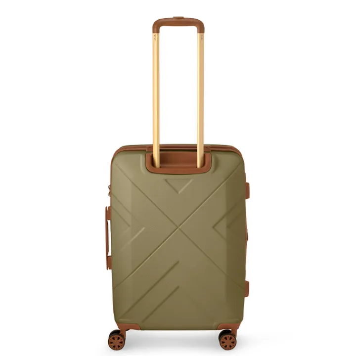 Reistrolleys|Reiskoffers>Oistr Florence Trolley Spinner Medium 64 Exp dark olive