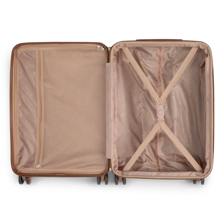 Reistrolleys|Reiskoffers>Oistr Florence Trolley Spinner Medium 64 Exp dark olive
