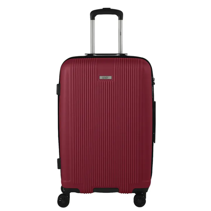 Reistrolleys|Reiskoffers>Oistr Noorvik 4 Wheel Spinner Medium 69 burgundy red