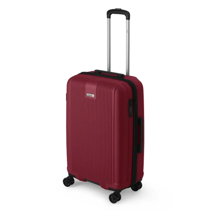 Reistrolleys|Reiskoffers>Oistr Noorvik 4 Wheel Spinner Medium 69 burgundy red