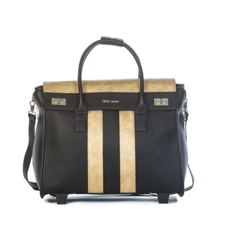 Handbagage Trolleys|Laptop Trolleys>Olivia Lauren Buzz Business Trolley gold