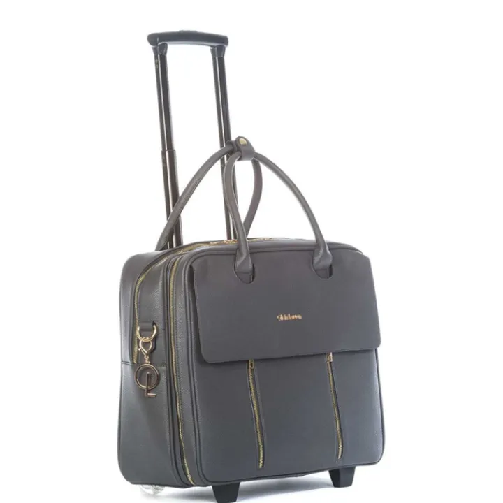 Handbagage Trolleys|Laptop Trolleys>Olivia Lauren Whitley Business Trolley grey