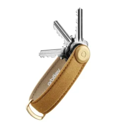 Sleutelhouders|Sleutelhouders>Orbitkey 2.0 Waxed Canvas Keyholder golden sand