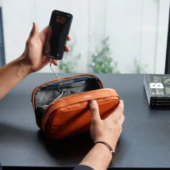 Inpaksystemen>Orbitkey 2-in1 Tech Pouch terracotta