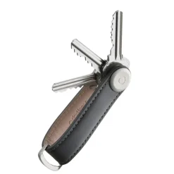 Sleutelhouders|Sleutelhouders>Orbitkey Premium Leather 2.0 Keyholder charcoal / grey
