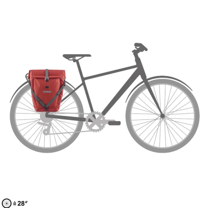 Heren Reistassen|Dames Reistassen>Ortlieb Back-Roller Plus QL2.1 20L dark chili
