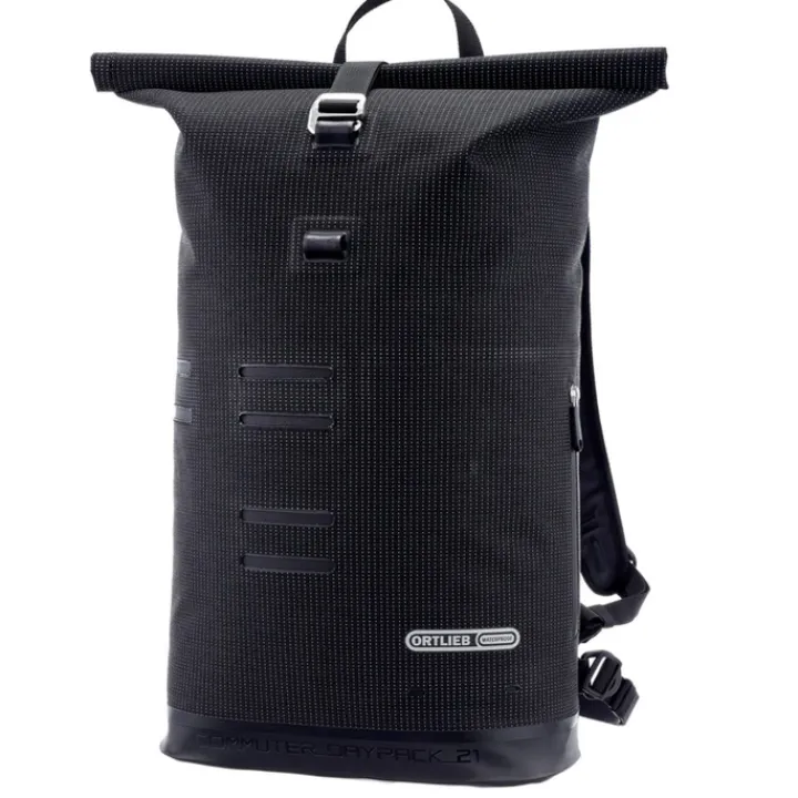 Fietsrugzakken|Dames Rugzakken>Ortlieb Commuter-Daypack High-Vis 21 L black-refl.