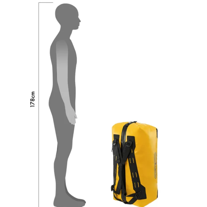 Grote Reistassen|Heren Reistassen>Ortlieb Duffle 85L sun-yellow/black
